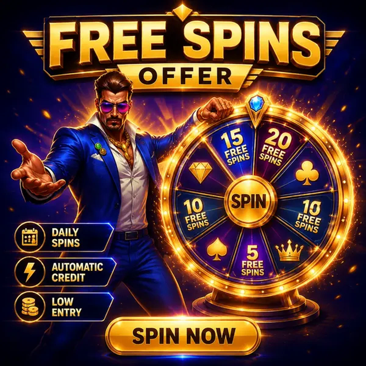 Gracz odkrywa świecące koło z nagrodami za darmowe spiny w Coolzino Casino